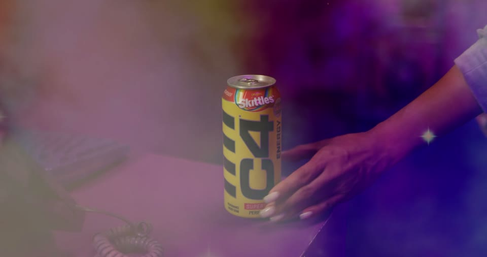 C4 x Skittles poster
